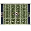 Milliken St Louis Rams 11 X 13 St Louis Rams Field Area Rugs