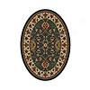 Milliken Sumero 4 X 5 Oval Ebony Area Rugs