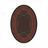 Milliken Sumero 5 X 8 Oval Russet Ebony Area Rugs