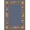 Milliken Toy Parade 3 X 4 Lapis Area Rugs