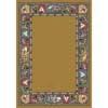 Milliken Toy Parade 3 X 4 Golden Topaz Area Rugs