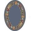 Milliken Toy Parade 4 X 5 Oval Lapis Area Rugs