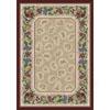 Milliken Tuscany Vien 8 X 8 Square Garnet Antique Area Rugs