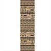 Milliken Wide Ruins 2 X 12 Runner Velvet Brown Area Rugs