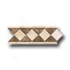 Mohawk Artistic Collectjon - Accent Statements - Stone Sand Walnut Diamond Travertine Border Tile & Stone