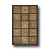 Mohawk Six Asterisk 2 X 8 Radiant Squares Dusty Black Area Rugs