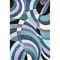 Momeno, Inc. Innovations 5 X 8 Innovations Teal Superficial contents Rugs