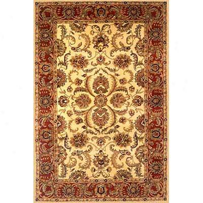 Mojeni, Inc. Mahal 4 X 6 Ivory Area Rugs