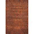 Momrnu, Inc. New Wave 10 X 14 New Wave Rust Area Rugs