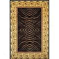 Momeni, Inc. New Wave 4 X 6 Starting a~ Wave Black Area Rugs