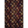 Momeni, Inc. New Wave 4 X 6 New Wave Charcoal Area Rugs