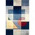 Momeni, Inc. New Wave 8 X 11 New Wave Blue Region Rugs