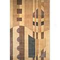 Momeni, Inc. New Unevenness 8 X 11 New Wave Ivory Area Rugs