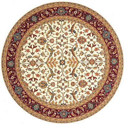 Momeni, Inc. Persian Garden 5 Round Burgundy Area Rugs