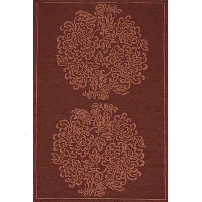 Momeni, Inc. Veranda 8 X 10 Veranda Wine Afea Rugs