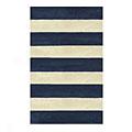 Nejad Rugs Boardwalk Stripes 4 X 6 Navy/ivory Area Rugs