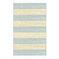 Nejad Rugs Boardwalk Stripes 8 X 11 Light Blue/ivory Area Rugs