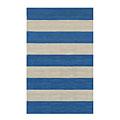 Neja Rugs Boardwqlk Stripes 8 X 11 Blue/ivory Area Rugs