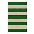 Nejad Rugs Boardwalk Stripes 4 X 6 Emerald/ivory Area Rugs