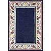 Nejad Rugs Bucka County - Border Rug 3  X8 Runner Navy/ivory Area Rugs