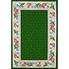 Nejad Rugs Bucks County - Damask 4 X 6 Emerald Green/ivory Area Rugs