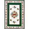 Nejad Rugs Bucks County - Tulil 6 X 9 Ivory/emerald Green Area Rugs