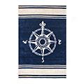 Nejad Rugs Classic Compass 8 X 11 Navy Area Rugs