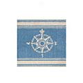 Nejad Rugs Classic Compass 8 Square Light Blue Area Rugs