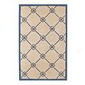 Nejad Rugx Compass 8 X 11 Ivory/blue Area Rugs