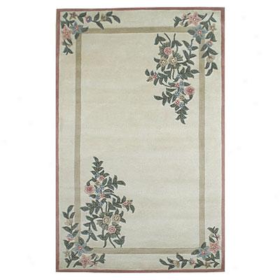 Nejad Rugs Floral Garden 12 X 18 Floral Aubuson Light Blue/ivory Area Rugs