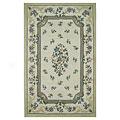 Nejad Rugs Floral Garden 12 X 18 Floral Aubuson Ivory/ivory/yellow Area Rugs