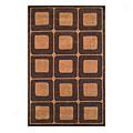 Nejad Rugs Lee Square 4 X 6 Brownberry/camel Area Rugs