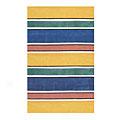 Nejad Rugw Ocean Stripes 8 X 11 Brights Area Rugs