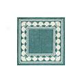 Nejad Rugs Shell Border 6 Just Teal Area Rugs