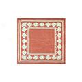 Nejad Rugs Shell Border 6 Square Light Coral Area Rugs