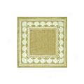 Nejad Rugs Shell Border 8 Square Sand Area Rugs