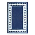 Nejad Rugs Shell Border 8 X 11 Navy Area Rugs