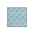 Nejad Rugs Shells Nouveau 8 Square Light Melancholy Area Rugs