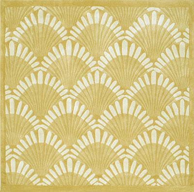 Nejad Rugs Shells Nouveau 8 Square Sand Area Rugs