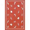 Nejad Rugs Shells & Seahorses 8 X 11 Coral Area Rugs