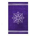 Nejad Rugs Ship Wheel 4 X 6 Royal Blue Area Rugs