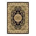 Nejad Rugs Signature Heirloom 10 X 14 Fine Savaneri Bllack/gole Area Rugs