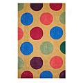 Nejad Rugs The Bright Collection 8 X 11 Dots Ywllow Area Rugs