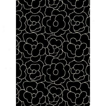 Orian Rugs Carolina Fleece 8 X 11 Rosey Black Area Rugs