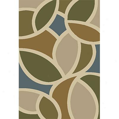 Orian Rugs Shagadelic 5 X 7 Bloompetal Spa Blue Area Rugs