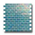 Original Style Iridescent Brickbond Glass Mosaic Weisshorn Tile & Stone