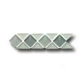 Primitive Style Lare Triangle & Square Tumbled Glass Borders Victoria Tile & Stone