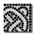 Original Style Stone Borders Black Athenian Rope Corner Tile & Stone