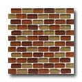 Original tSyle Tumbled Earth Mixed Brickbond Mosaic Tanganyika Tile & Stone