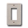 Questech Dorset Switch Plates - Travertine Single Gfci Tile & Stone